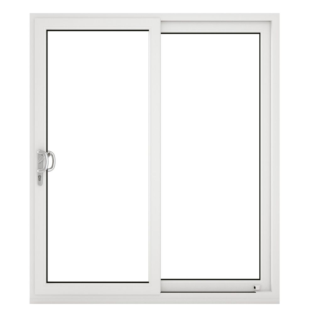 Image of Crystal LH White uPVC Sliding Patio Door Set 2090mm x 1790mm 