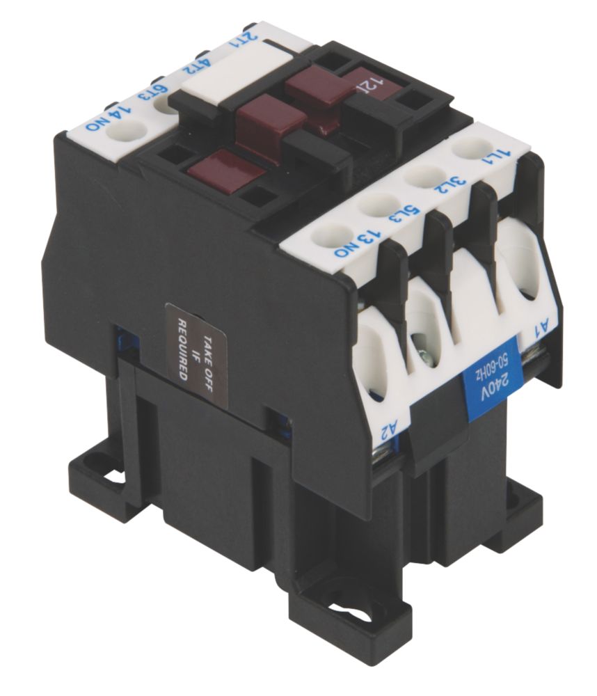 Image of Hylec DEC 25A 3-Pole 3-Phase Contactor Unit NO 7.5kW 