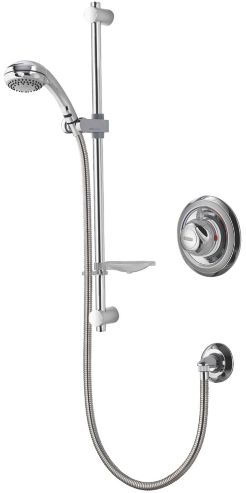 Image of Aqualisa Aquavalve Rear-Fed Concealed Chrome Thermostatic Mixer Shower 