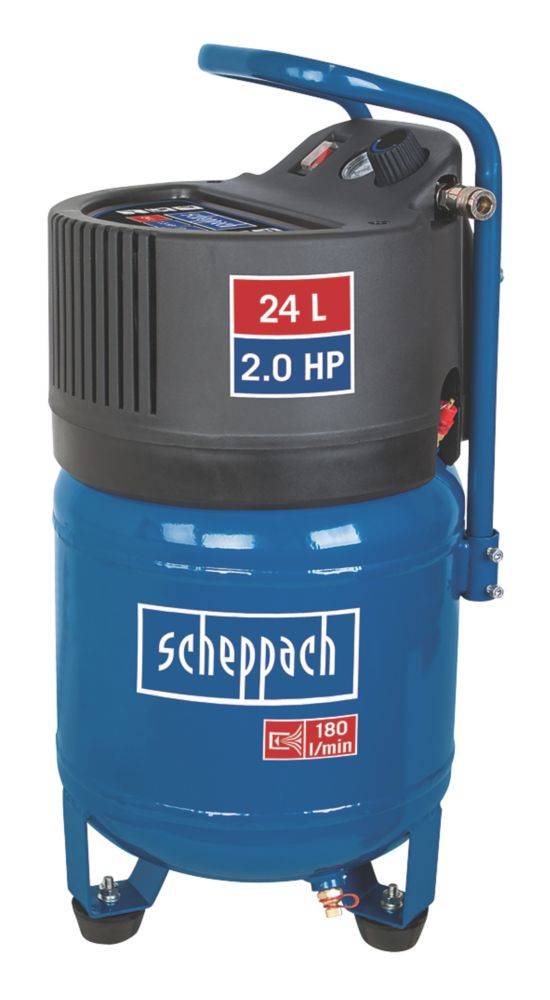 Image of Scheppach HC24V 24Ltr Electric Vertical Air Compressor 240V 