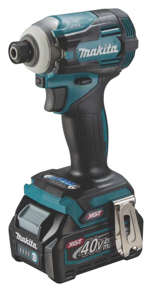 Image of Makita TD001GD202 40V 2 x 2.5Ah Li-Ion XGT Brushless Cordless Impact Driver 