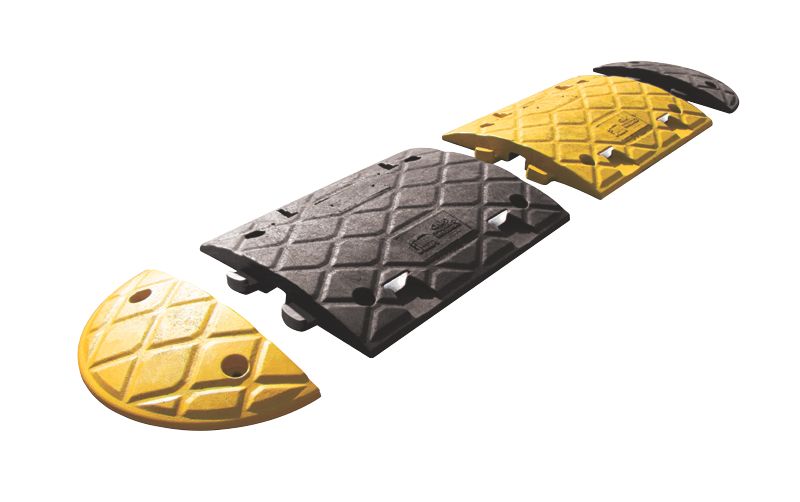 Image of JSP Speed Bump 50mm Black & Yellow 50mm 2 Pack 