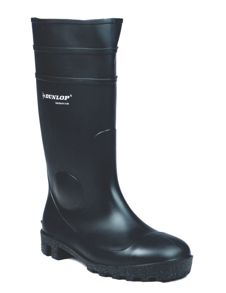 Image of Dunlop Protomastor Safety Wellies Black Size 7 