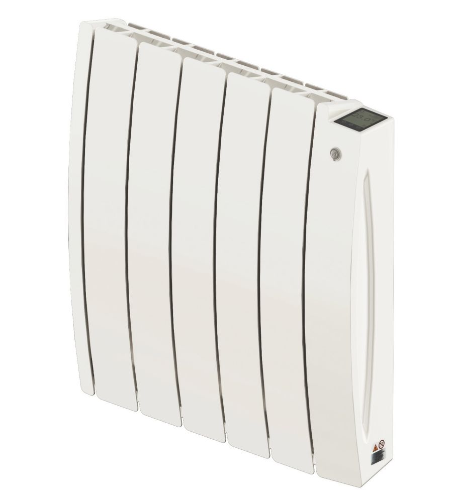 Image of Acova Taiga Electric Aluminium Horizontal Radiator 575mm x 509mm White 2559BTU 