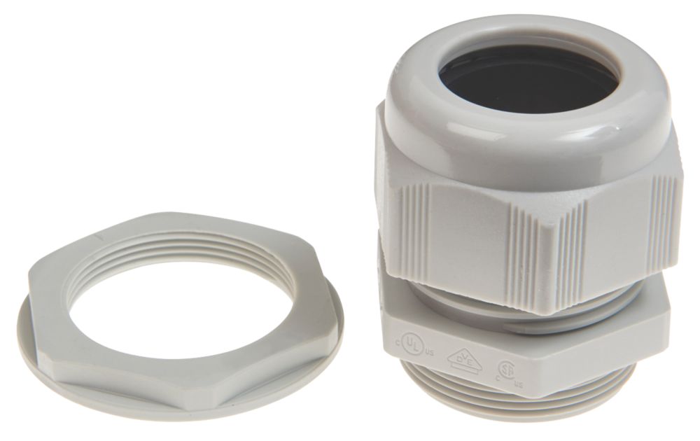 Image of Schneider Electric Plastic Cable Glands M12 20 Pack 