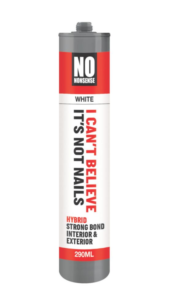 Image of No Nonsense I Can't Believe It's Not Nails Adhesive White 290ml 