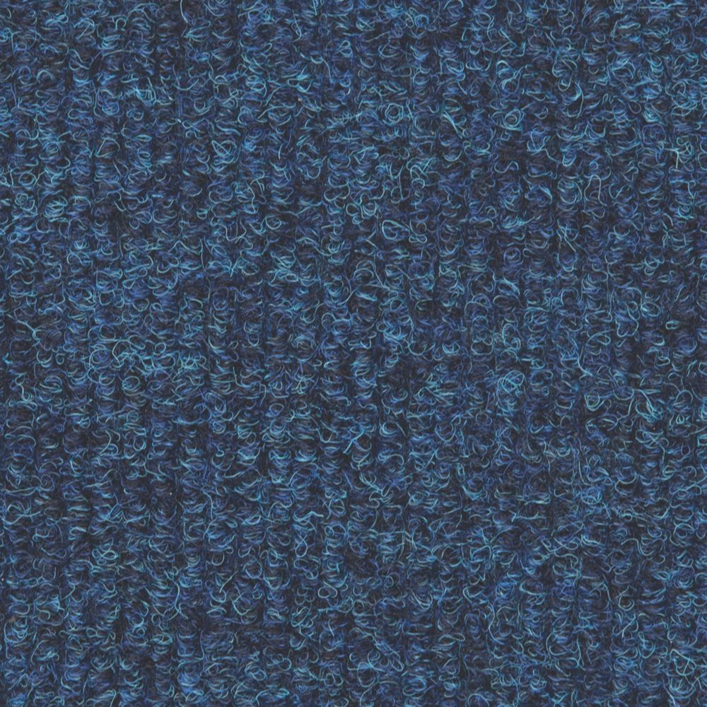 Image of Distinctive Flooring Sapphire Ribbed Carpet Tiles 500 x 500mm 16 Pack 