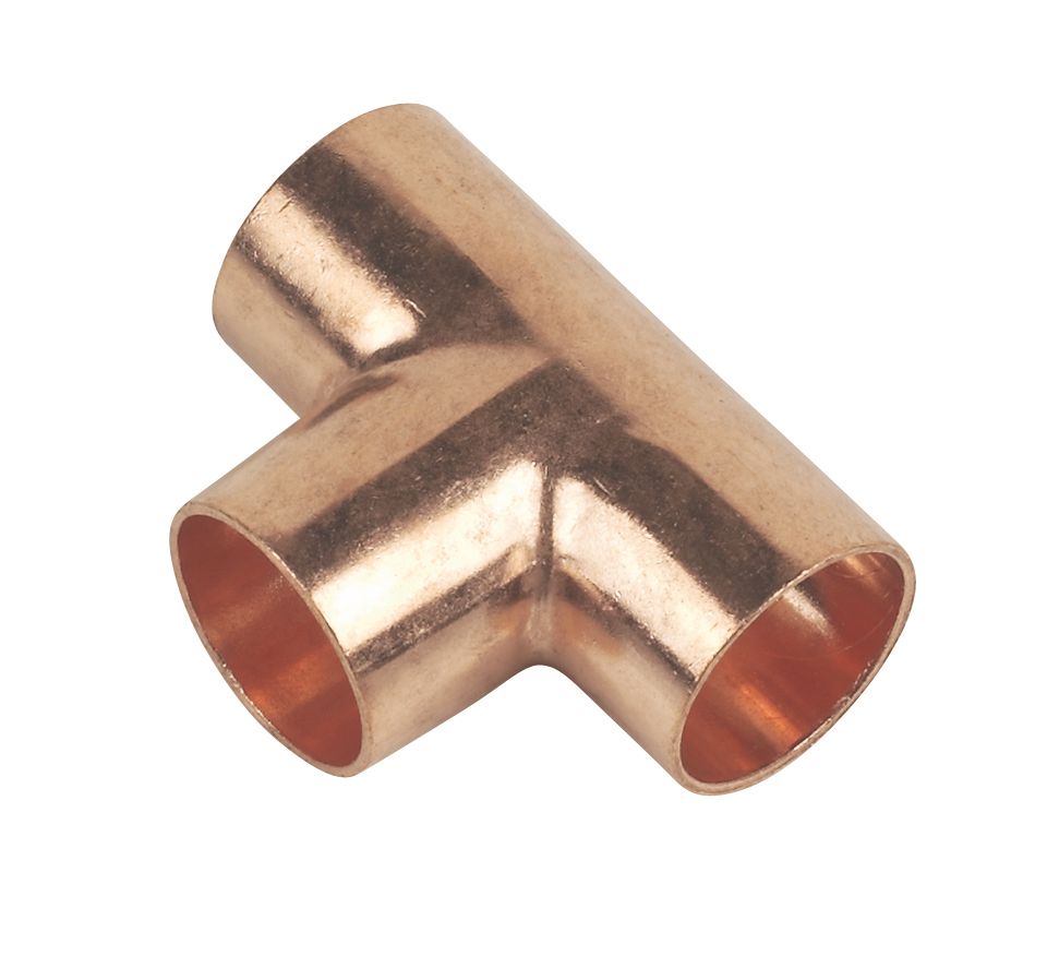 Image of Flomasta End Feed Equal Tee 15mm 