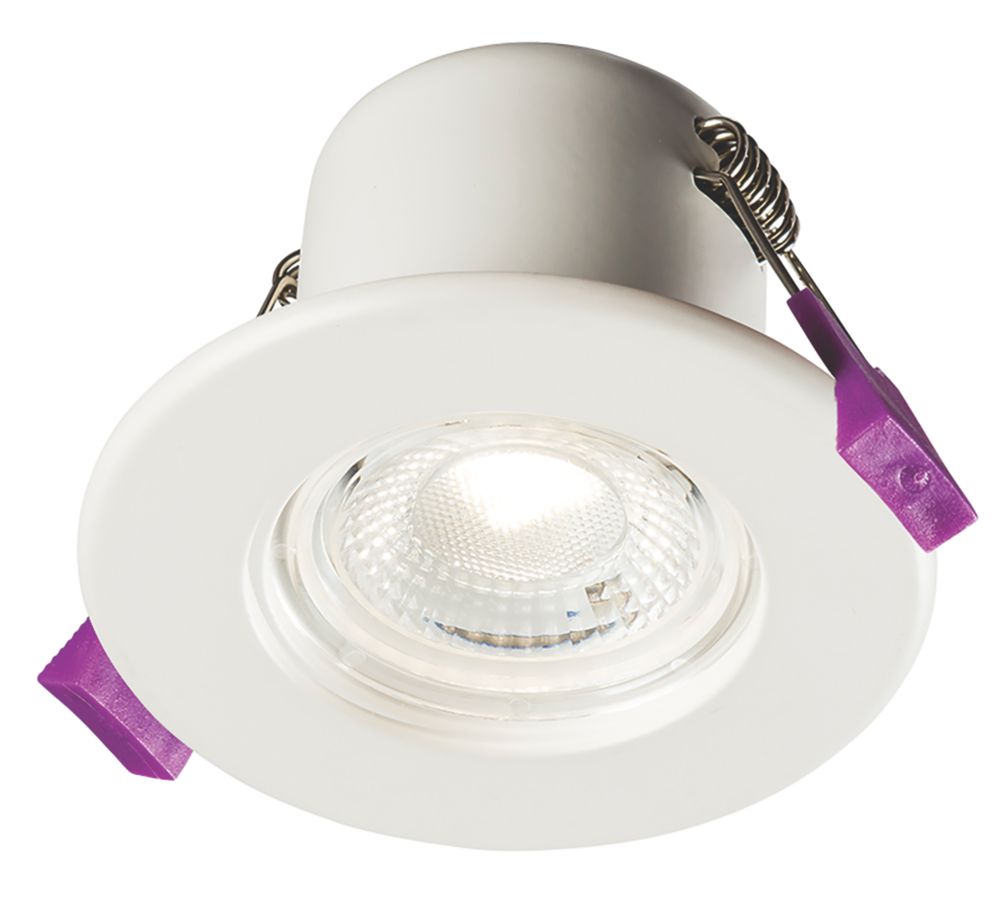 Image of Knightsbridge CFR Fixed Fire Rated LED Downlight White 5W 675lm 