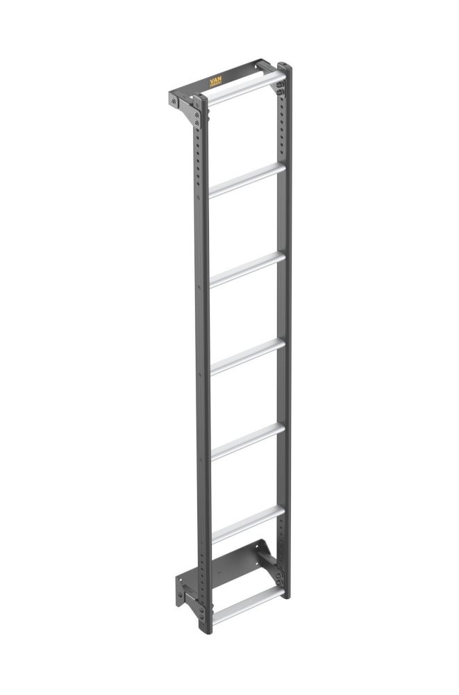 Image of Van Guard VGL7-05 Fiat Ducato 2006 on 7-Treads ULTI Ladder Rear Door Ladder for H2, H3 1860mm 