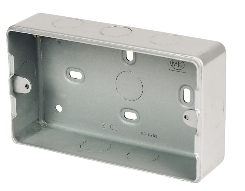 Image of MK 4-Module Grid Metal-Clad Switch Box 40mm 
