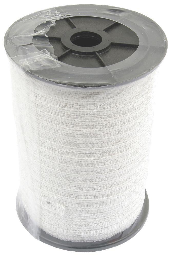 Image of Stockshop Electric Fence Polytape White 20mm x 200m 