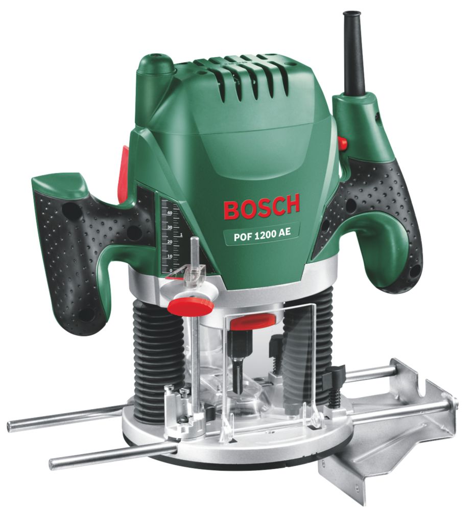 Image of Bosch POF 1200 AE 1200W 8mm Electric Router 230V 