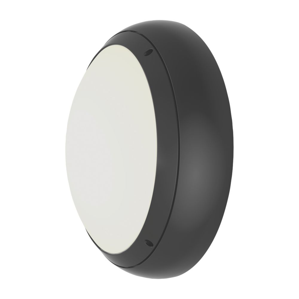 Image of 4lite Outdoor Round LED Mini Bulkhead Graphite 17W 800lm 