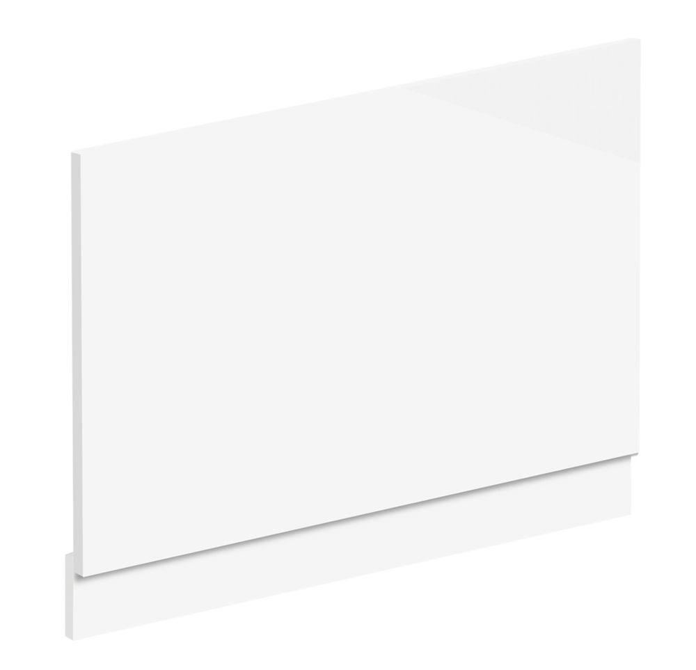 Image of Highlife Bathrooms Adjustable End Bath Panel 800mm Gloss White 
