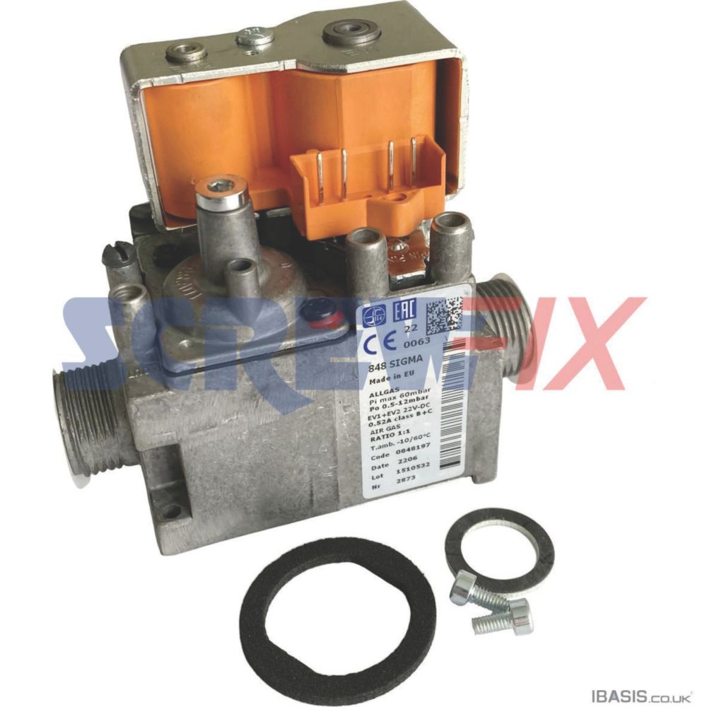 Image of Baxi 7683968 22V Gas Valve Kit Assembly 