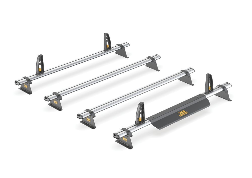 Image of Van Guard VG315-4 Nissan Primastar 2022 on ULTI Roof Bars 1570mm 