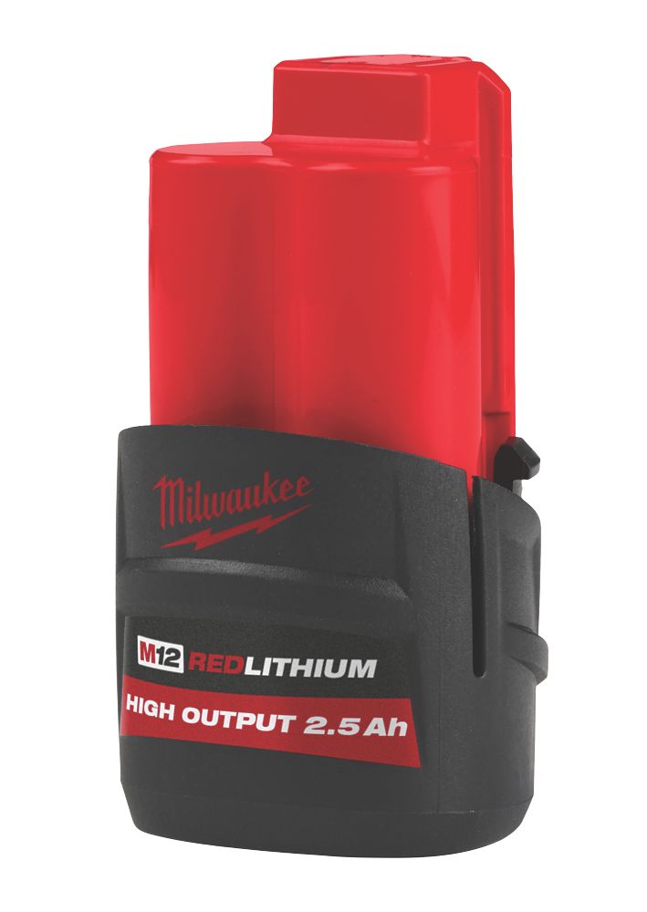 Image of Milwaukee M12HB2.5 12V 2.5Ah Li-Ion RedLithium High Output Battery 