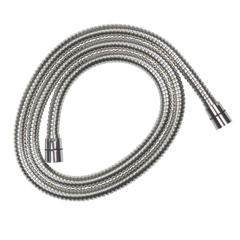 Image of Croydex Shower Hose Chrome 11mm x 1.5m 