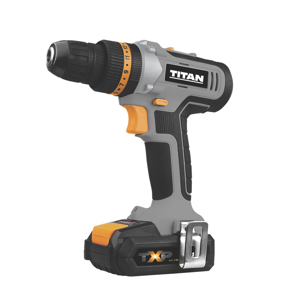 Image of Titan TTI886DRS 18V 2 x 2.0Ah Li-Ion TXP Cordless Drill Driver 