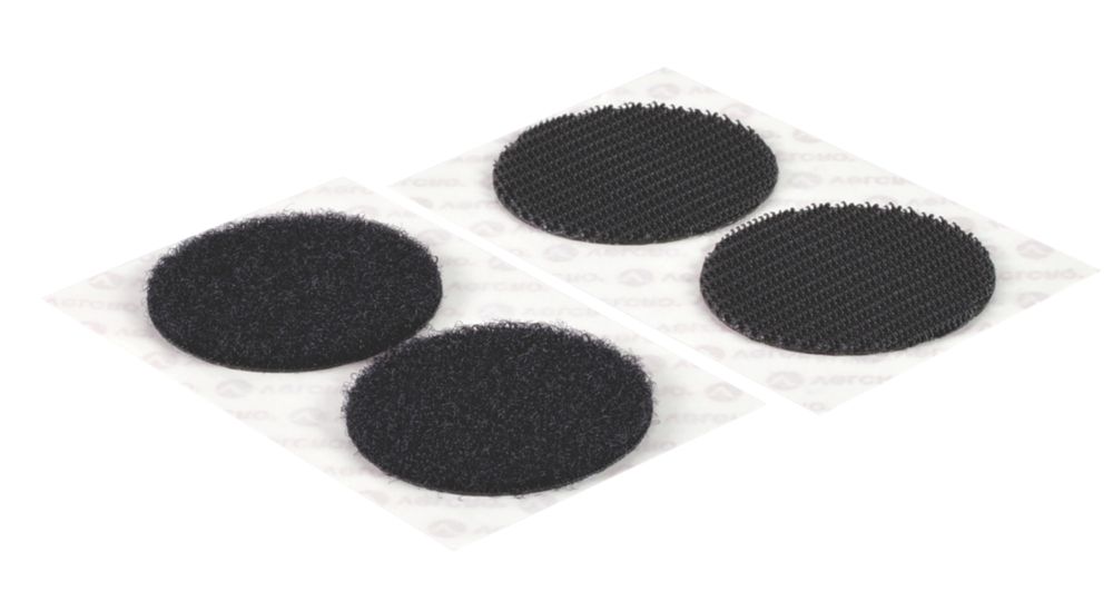 Image of Velcro Brand Black Heavy Duty Stick-On Coins 6 Pieces 