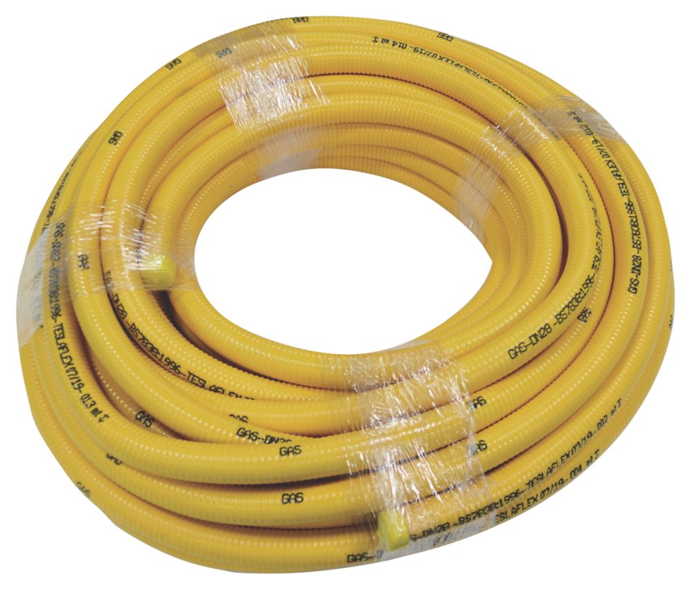 Image of Teslaflex CSST Gas Pipe 25.2mm x 30m DN28 