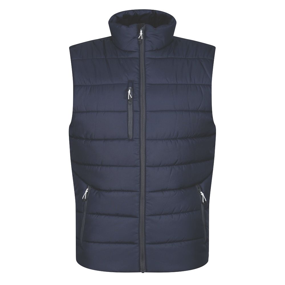 Image of Regatta Navigate Thermal Bodywarmer Navy/Seal Grey Medium 39.5" Chest 