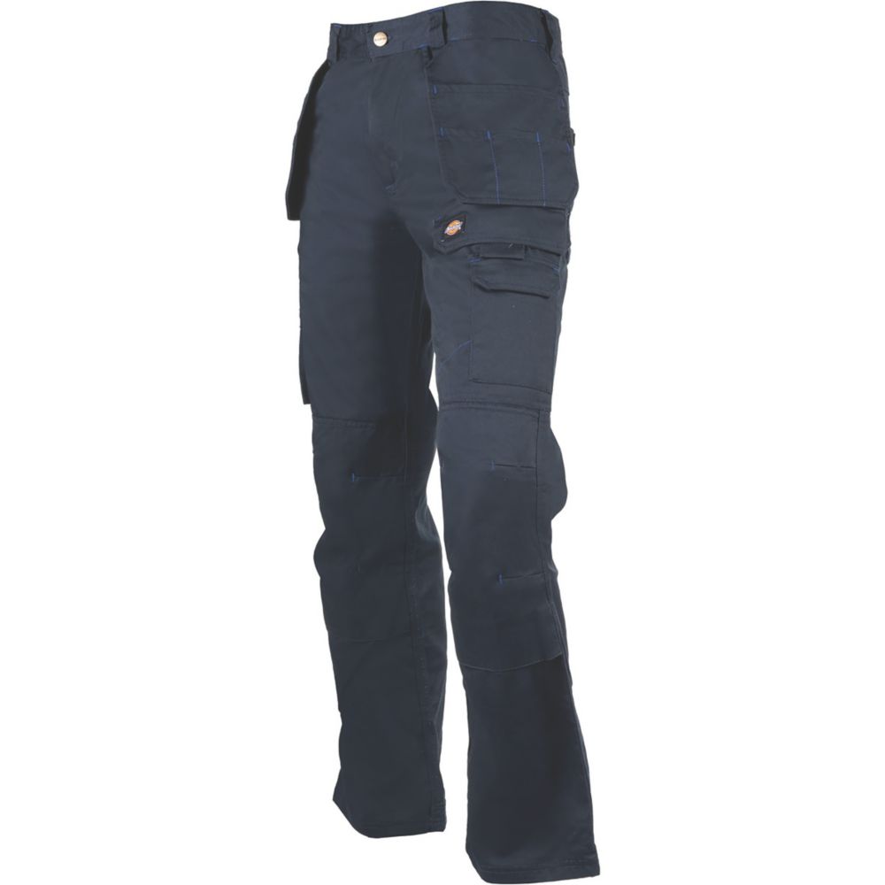 Image of Dickies Redhawk Pro Trousers Navy Blue 36" W 32" L 