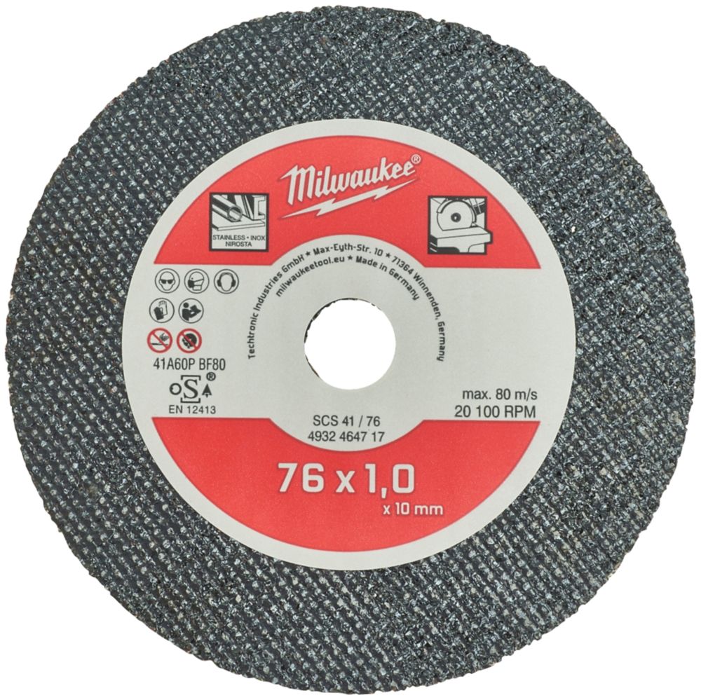 Image of Milwaukee PRO+ Steel Metal Cutting Discs 3" 