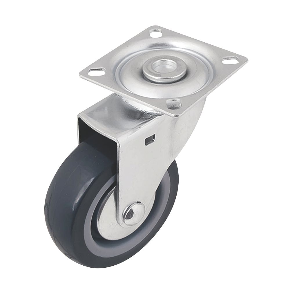 Image of Heavy Duty TPR Swivel Castor 75mm 