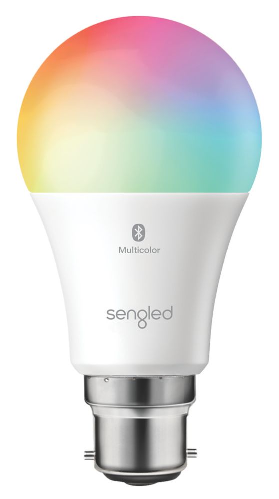 Image of Sengled B11-U3E BC A60 RGB & White LED Smart Light Bulb 8.8W 806lm 6 Pack 