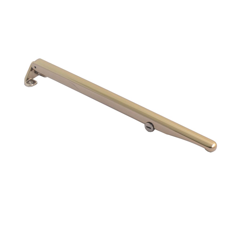 Image of Fab & Fix Classic Design Locking Window Stay Bar Polished Gold 280mm 