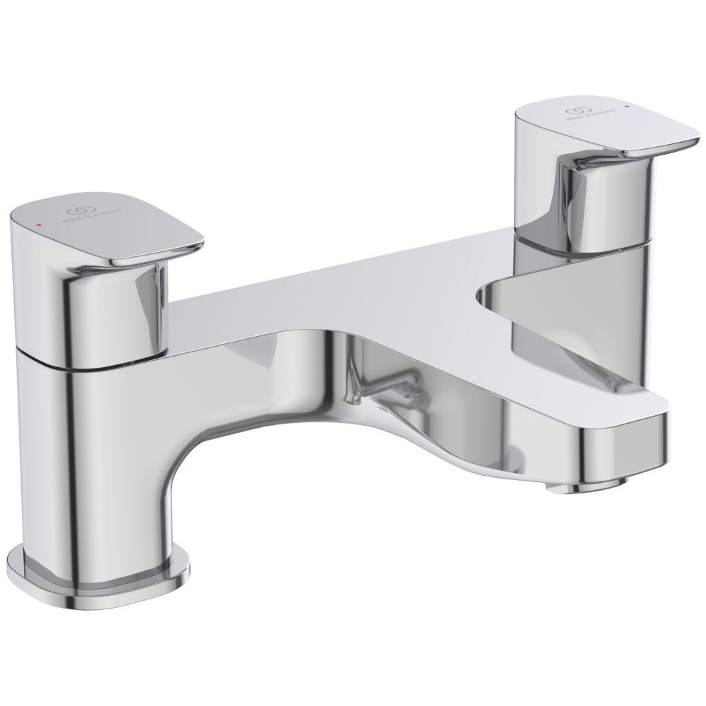 Image of Ideal Standard Ceraplan Deck-Mounted Dual Control Bath Filler Chrome 