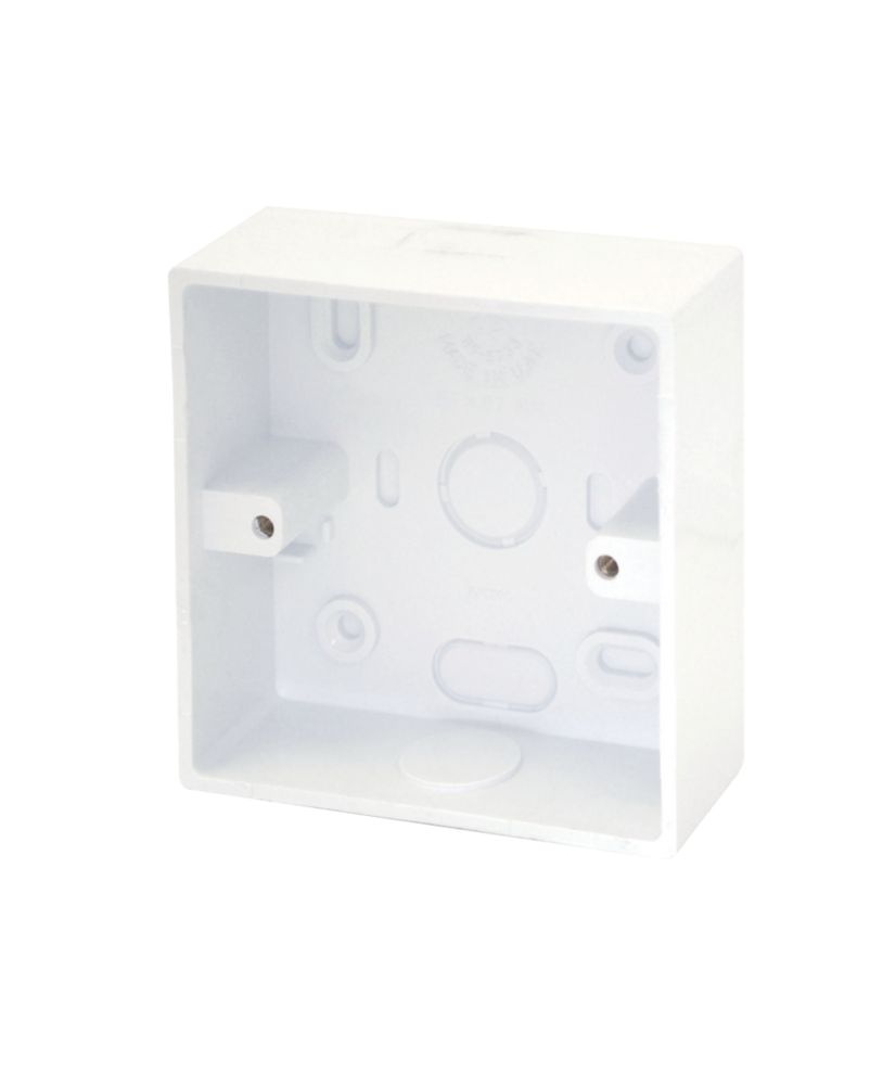 Image of Tower Mita 1-Gang Surface Pattress Surface Box 25mm 