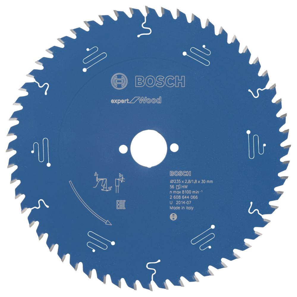 Image of Bosch Expert Wood Circular Saw Blade 235mm x 30mm 56T 