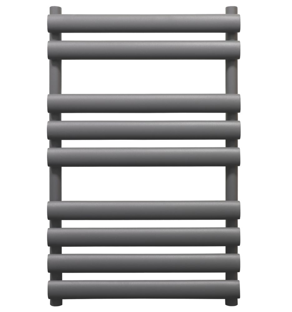 Image of Towelrads Dorney Designer Towel Radiator 800mm x 500mm Anthracite 1321BTU 