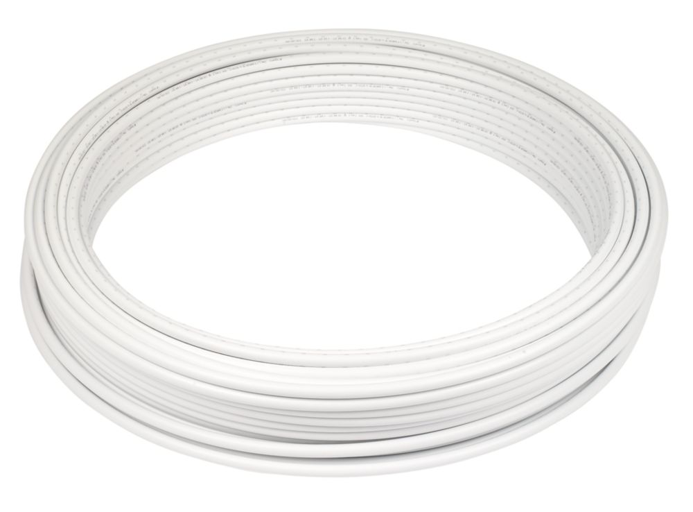 Image of JG Speedfit 15BPB-100C Push-Fit Polybutylene Layflat Pipe 15mm x 100m White 