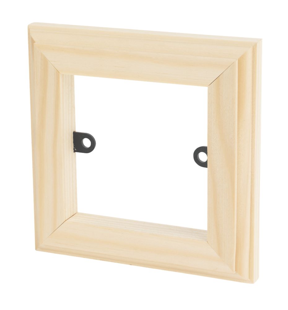 Image of Varilight 1-Gang Light Switch Frame Surround Unfinished 