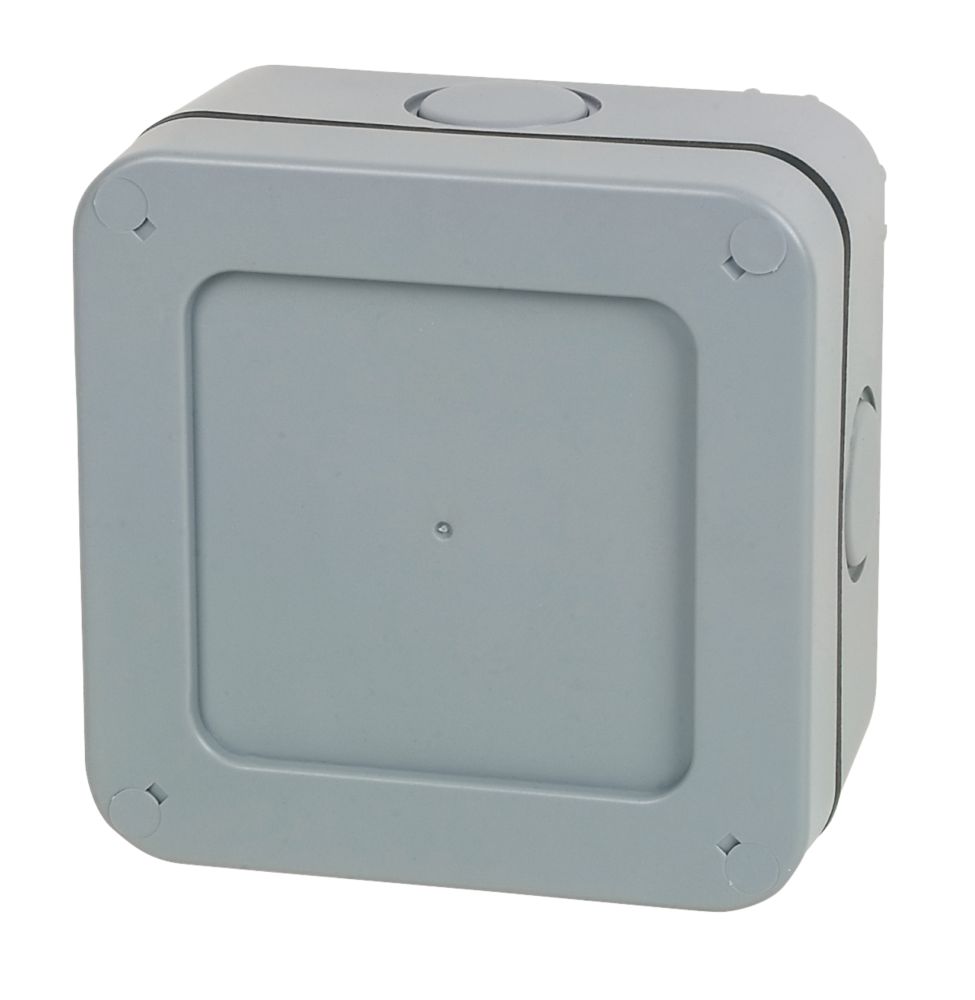 Image of British General IP66 57A 5-Terminal Weatherproof Outdoor Junction Box 60mm x 120mm x 120mm 