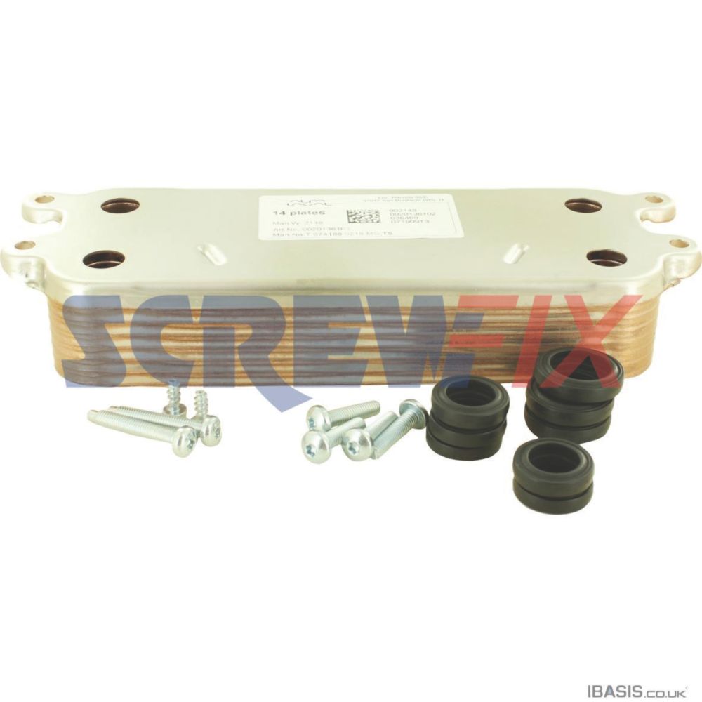 Image of Saunier 0020186153 14-Plate Heat Exchanger 