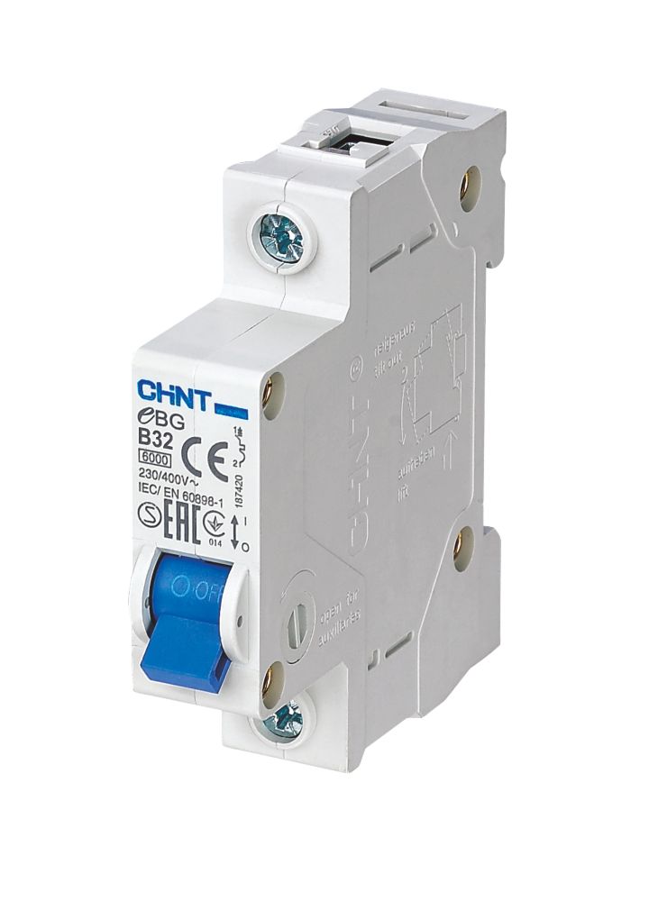 Image of Chint EBG 32A SP Type B MCB 