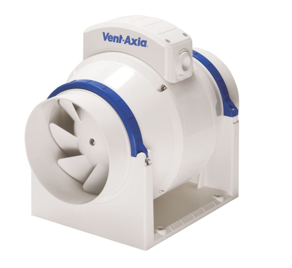 Image of Vent-Axia 17105020 4 3/4" Axial Inline Extractor Fan with Timer 220-240V 