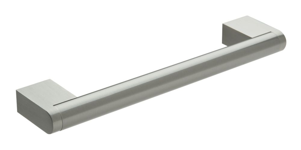 Image of Hafele Boston Handle Satin Stainless Steel 128mm 