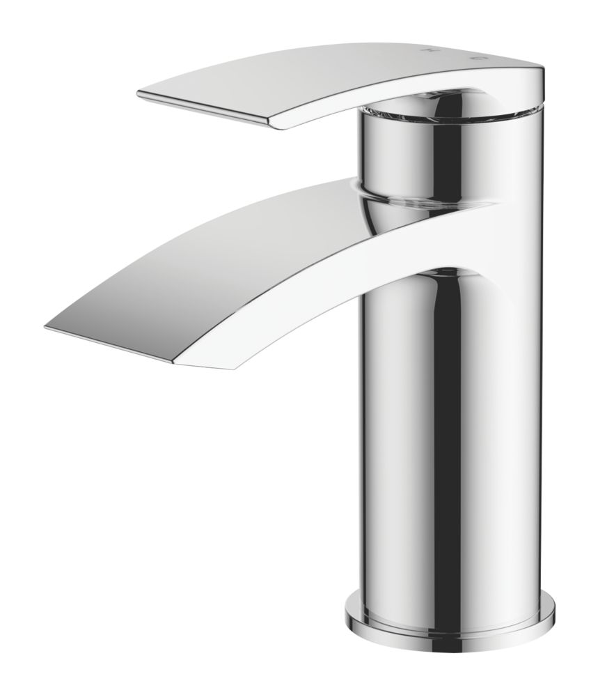 Image of Wye Basin Mono Mixer Tap with Clicker Waste Chrome 