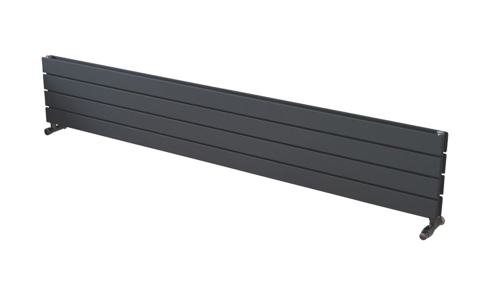 Image of Ximax Oceanus Designer Radiator 295mm x 1800mm Anthracite 3314BTU 