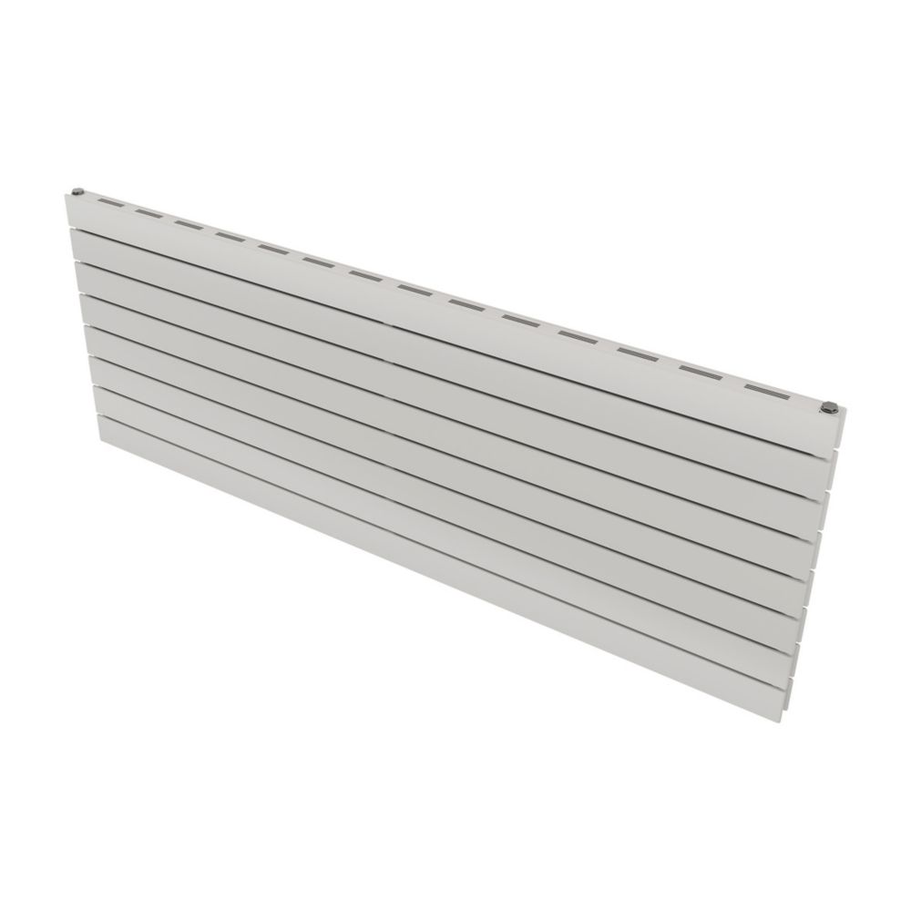 Image of Ximax Oceanus Slimline Duplex Deluxe Horizontal Designer Radiator 595mm x 1600mm White 5010BTU 