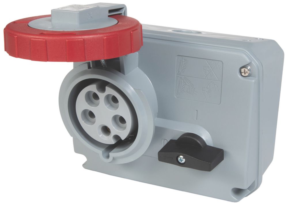 Image of ABB 32A 4P+E Socket 250V 