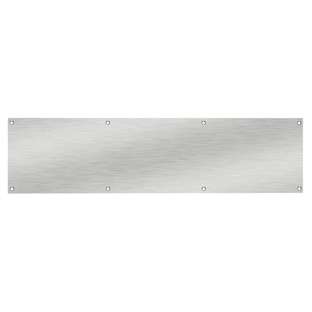 Image of Eurospec Door Kick Plate Satin Stainless Steel 830 x 150mm 