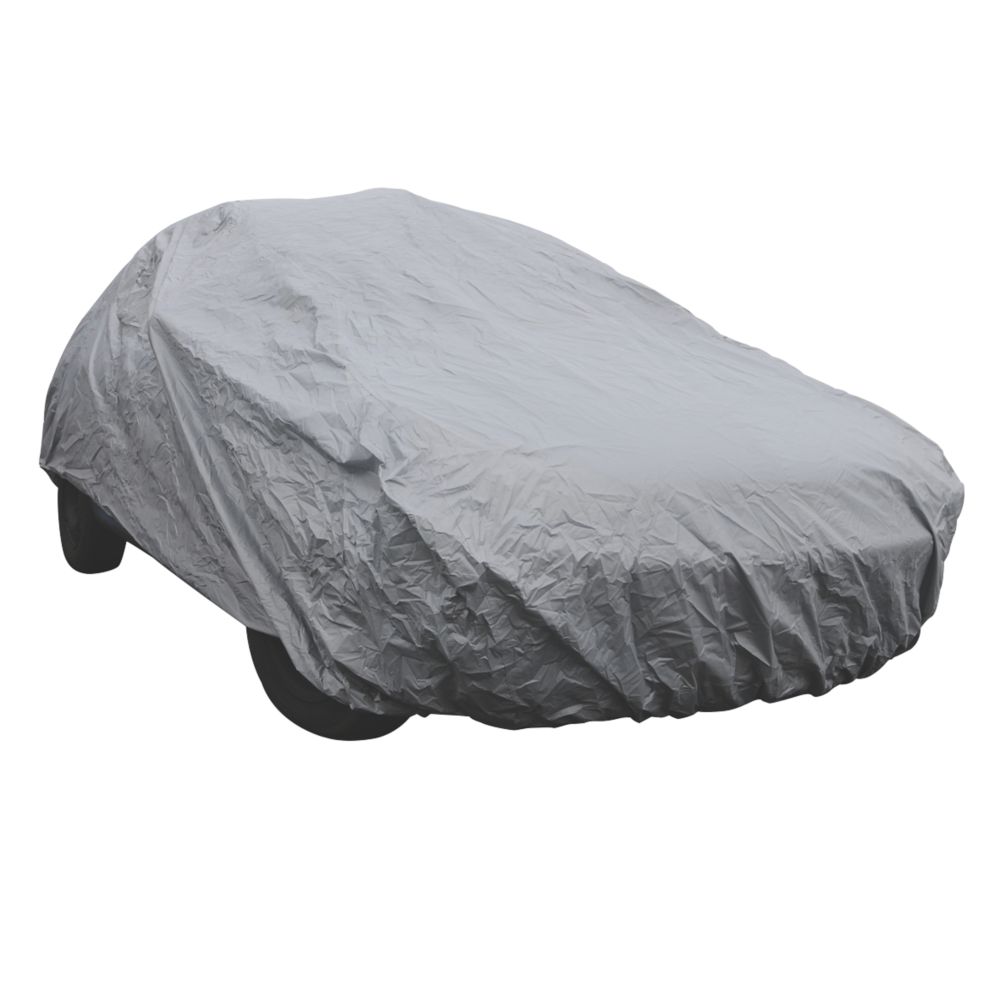 Image of Silverline Car Cover Medium Grey 