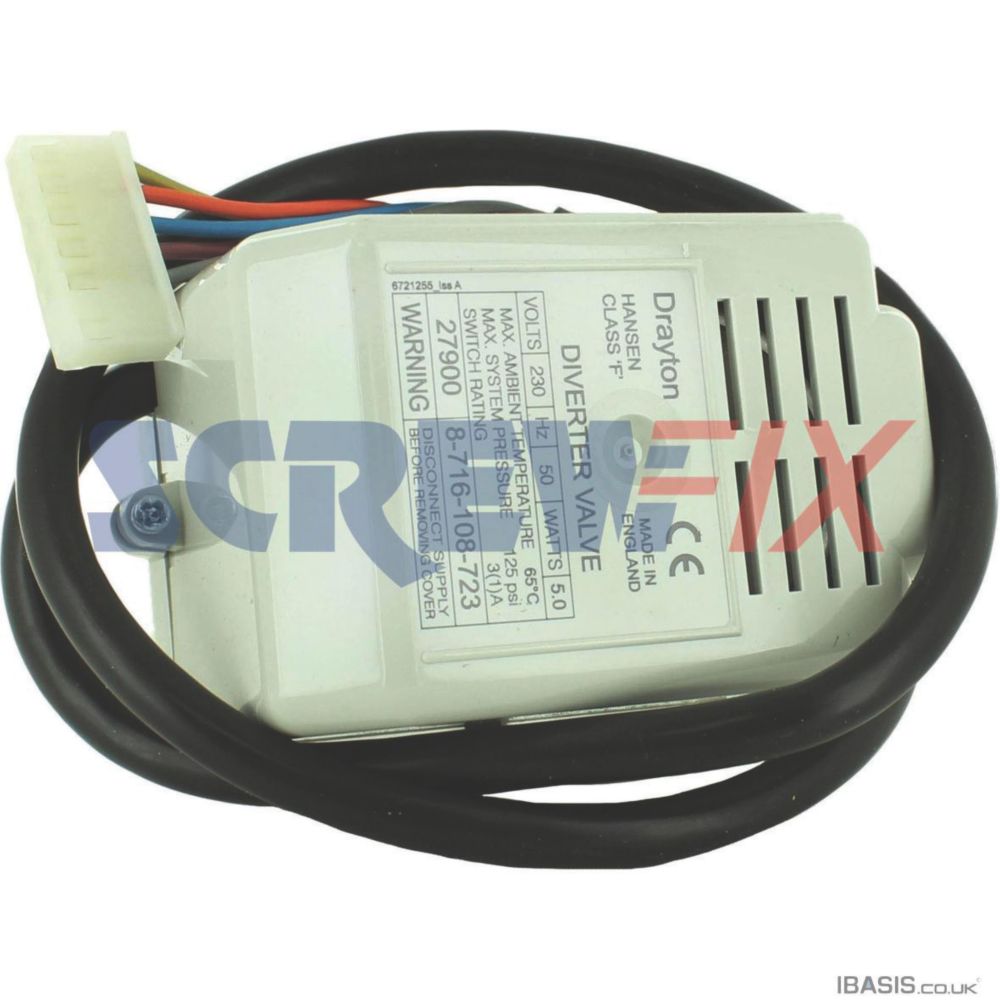 Image of Worcester Bosch 87161087230 Diverter Valve Actuator Assembly 